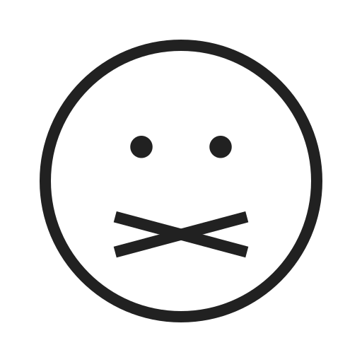 Mute Generic outline icon