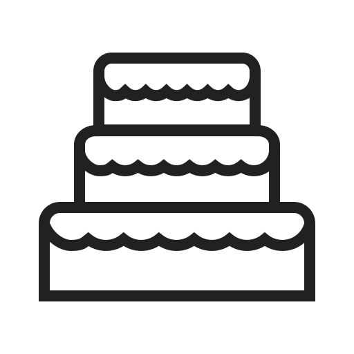 torta Generic outline icona