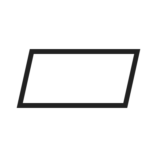 四角 Generic outline icon