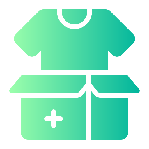 Clothes donation Generic gradient fill icon