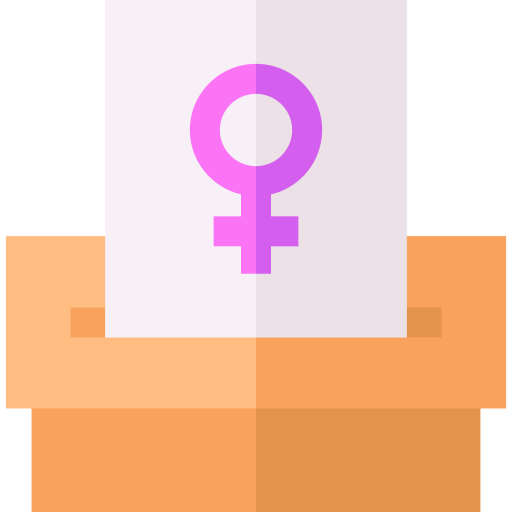 prawo wyborcze dla kobiet Basic Straight Flat ikona