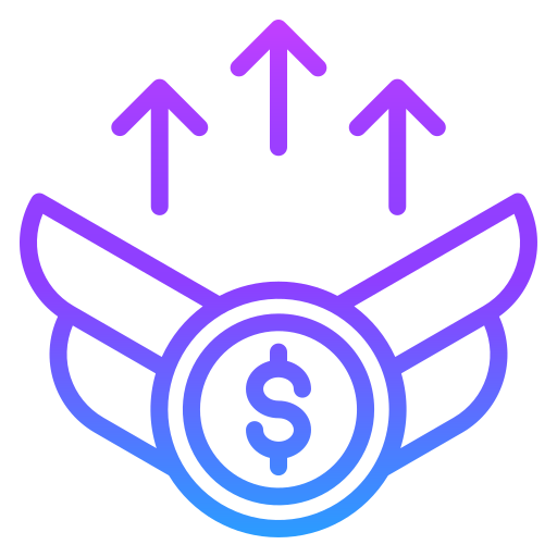 niezależność finansowa Generic gradient outline ikona