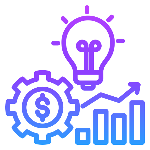 strategia finanziaria Generic gradient outline icona