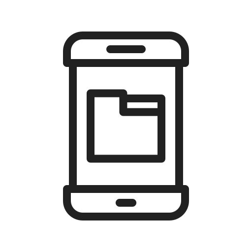 mobilny Generic outline ikona