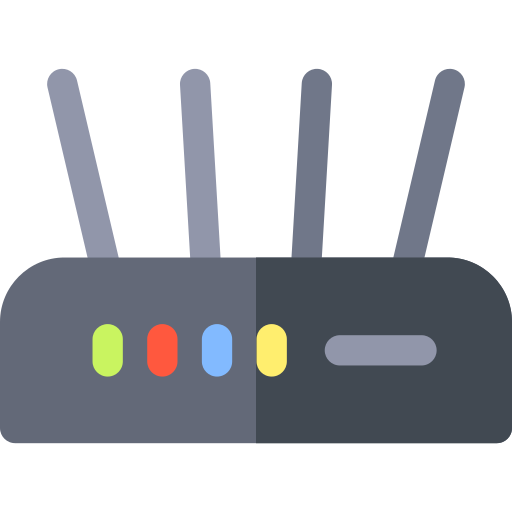 Router Basic Rounded Flat icon