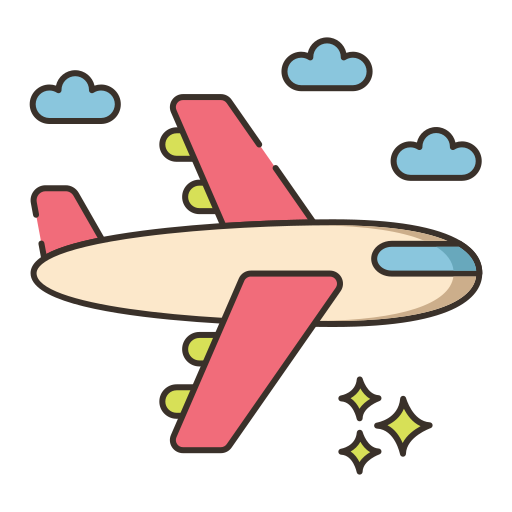 flug Flaticons Lineal Color icon