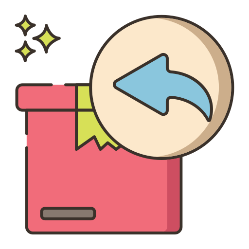 Return box Flaticons Lineal Color icon