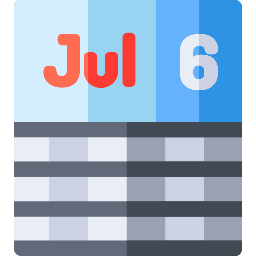 カレンダー Basic Rounded Flat icon