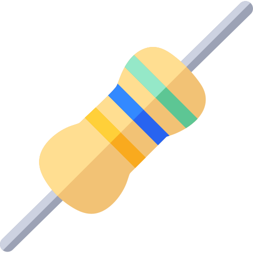 resistor Basic Rounded Flat icono