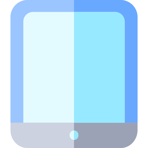 tableta Basic Rounded Flat icono