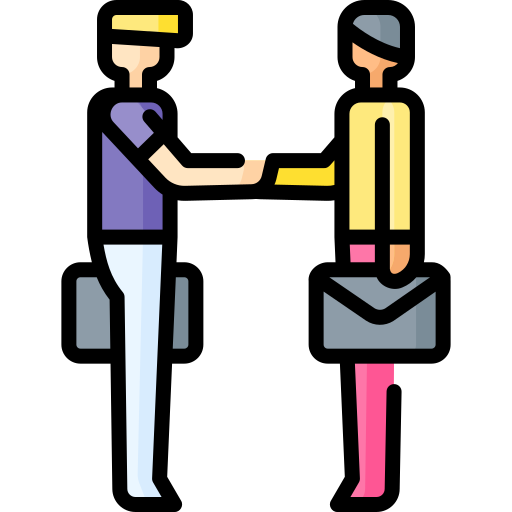 Shake hands Special Lineal color icon