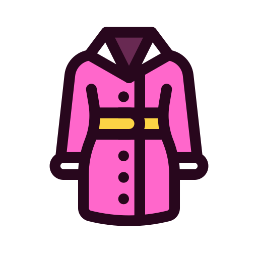 płaszcz Generic color lineal-color ikona