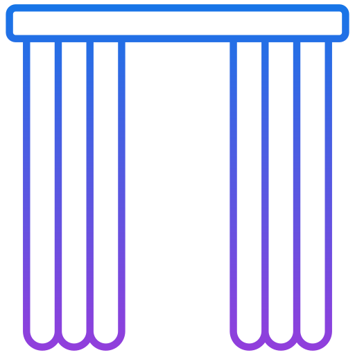 cortina Generic gradient outline icono