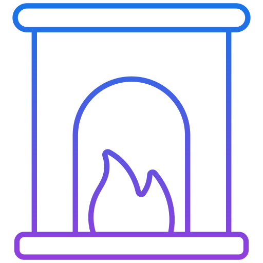 chimenea Generic gradient outline icono