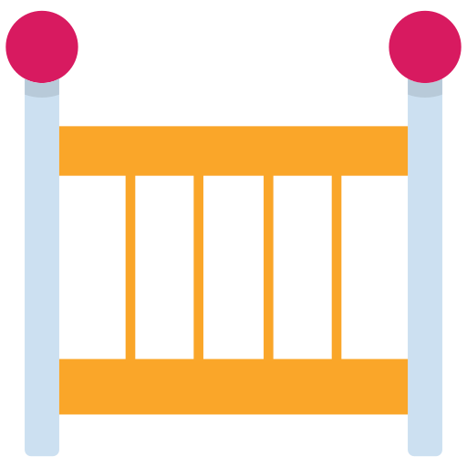 Crib Generic color fill icon