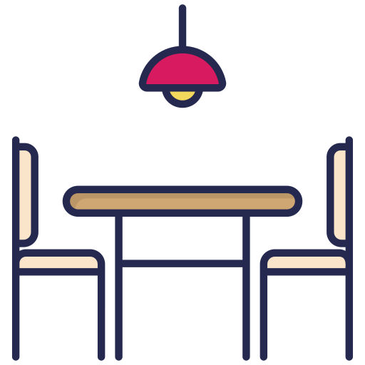 식탁 Generic color lineal-color icon