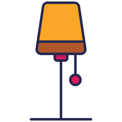 플로어 램프 Generic color lineal-color icon