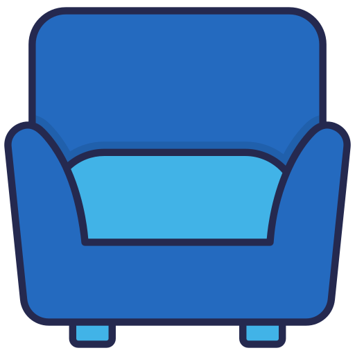 sillón Generic color lineal-color icono