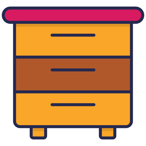 Drawer Generic color lineal-color icon