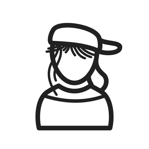 chica Generic outline icono