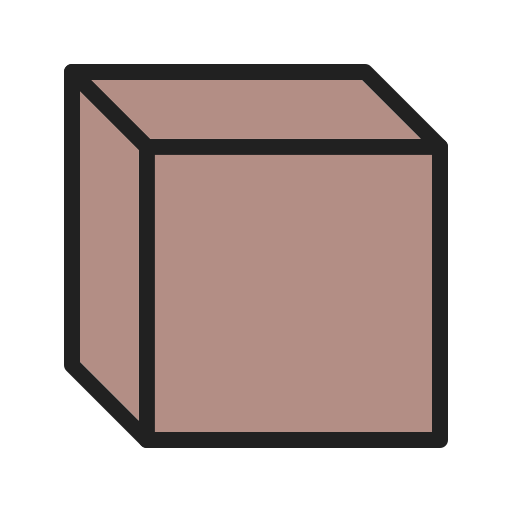 carré Generic color lineal-color Icône