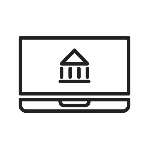 virtuelles banking Generic outline icon