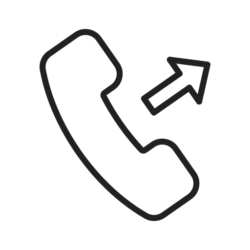 telefoongesprek Generic outline icoon