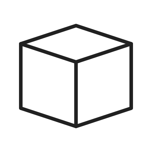 cubo Generic outline icono