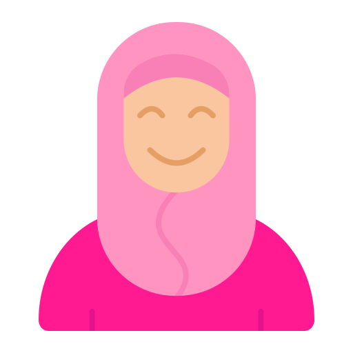vrouw moslim Generic color fill icoon