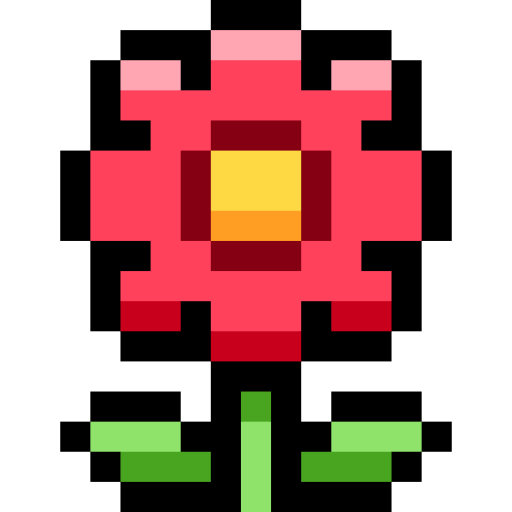 gänseblümchen Pixel Linear color icon