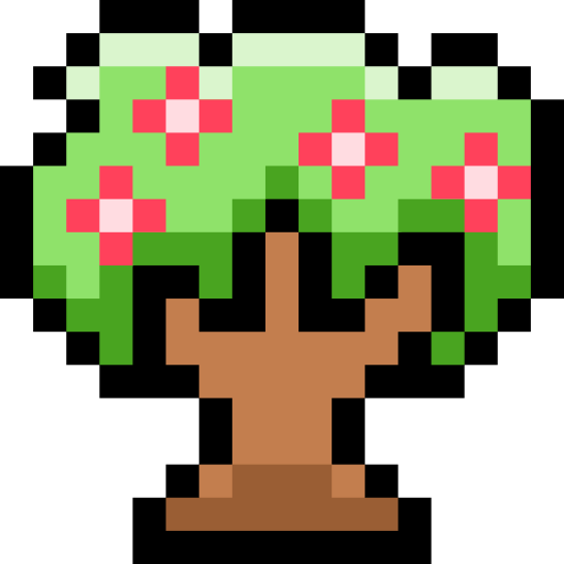 나무 Pixel Linear color icon
