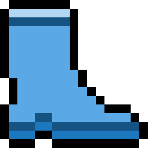 botas Pixel Linear color icono