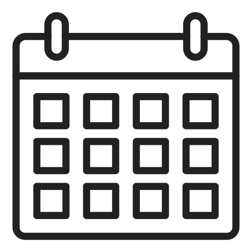Date Generic outline icon