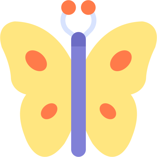 Butterfly Generic color fill icon