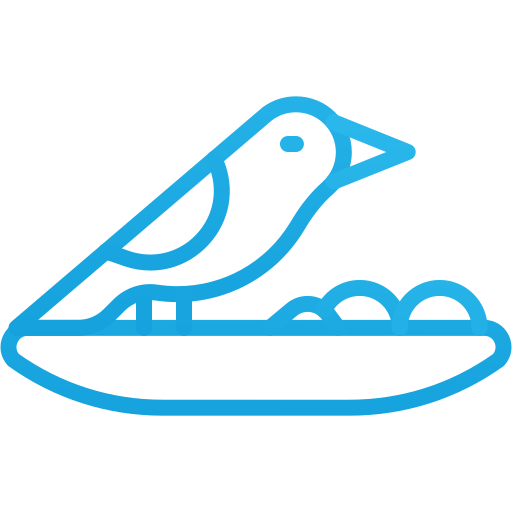 Bird nest Generic gradient outline icon