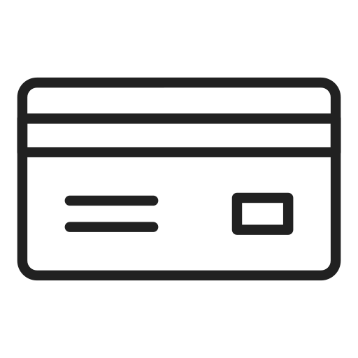 tarjeta de crédito Generic outline icono