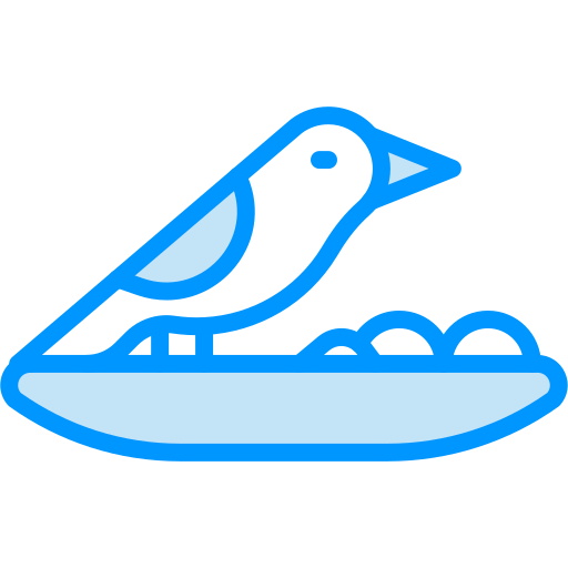 Bird nest Generic color lineal-color icon