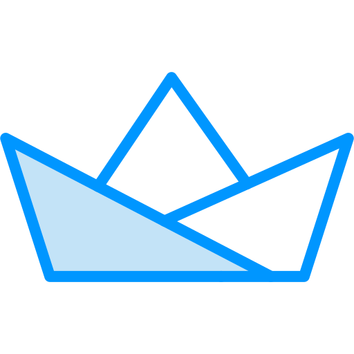 barco de papel Generic color lineal-color icono