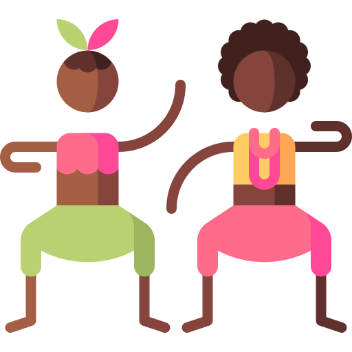 afrobeat Puppet Characters Flat icon