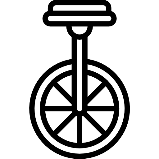 monocycle Basic Miscellany Lineal Icône