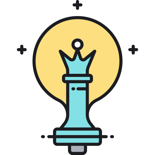 체스 조각 Flaticons Lineal Color icon