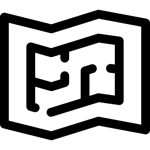 huisplan Basic Rounded Lineal icoon