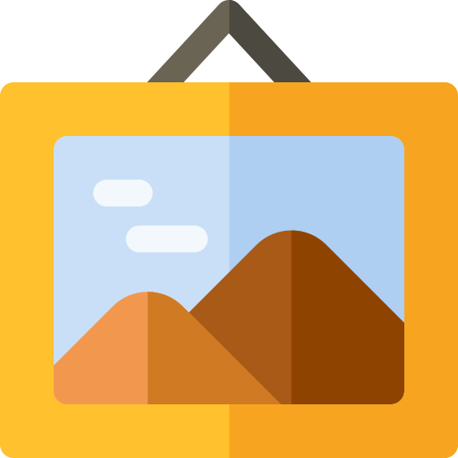 cuadro Basic Rounded Flat icono