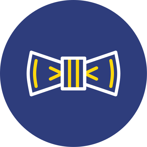 Bow tie Generic color fill icon