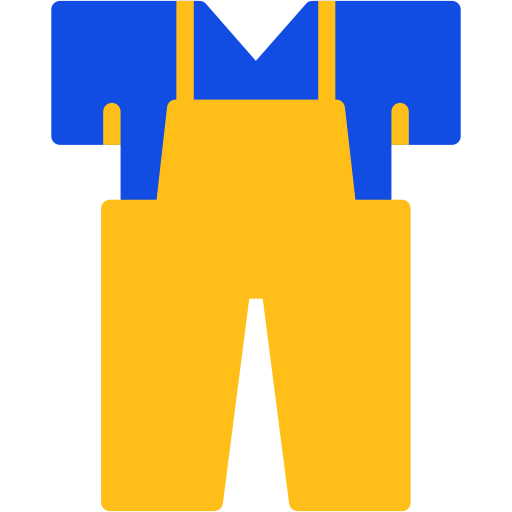 Jumpsuit Generic color fill icon