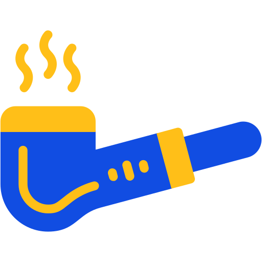 Smoking pipe Generic color fill icon