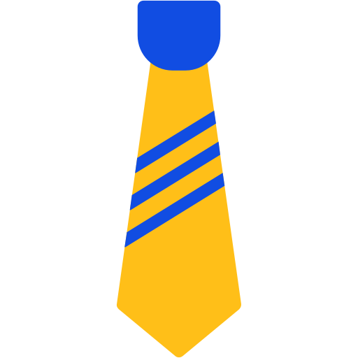 corbata Generic color fill icono