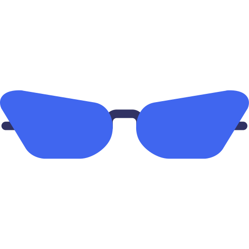 katzenaugenbrille Generic color fill icon
