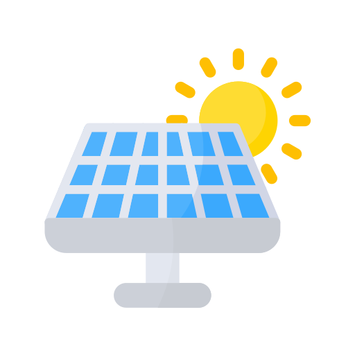 układ paneli słonecznych Generic Others ikona