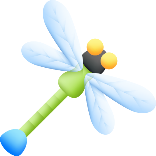 Dragonfly 3D Color icon